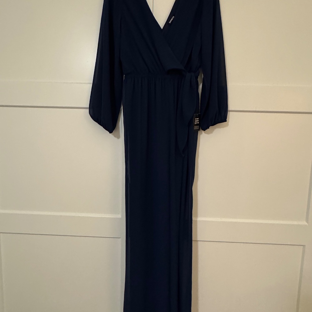 Express sheer jumpsuit, size M NWT